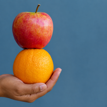 apples and oranges